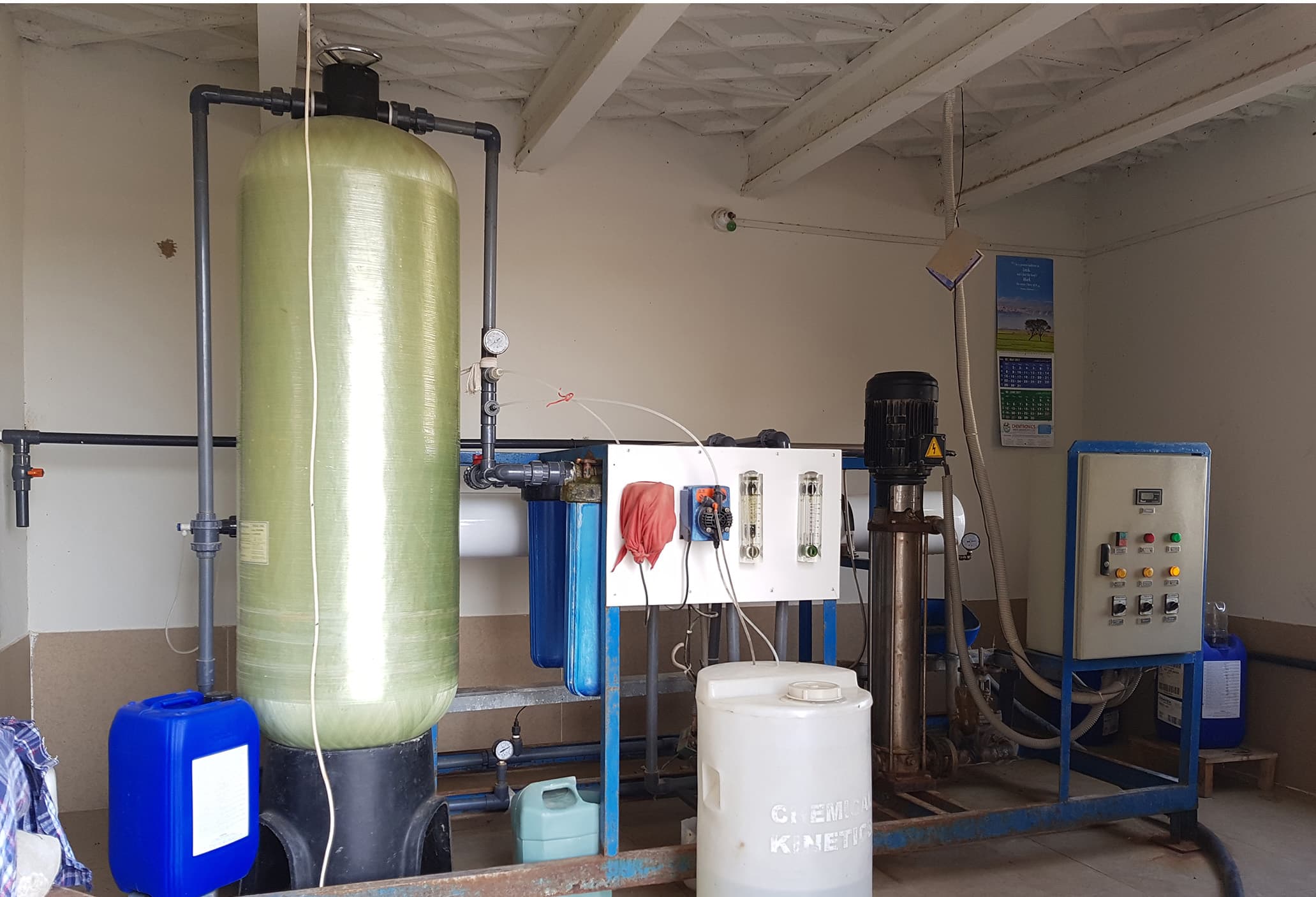 Clean water project supporting a local community